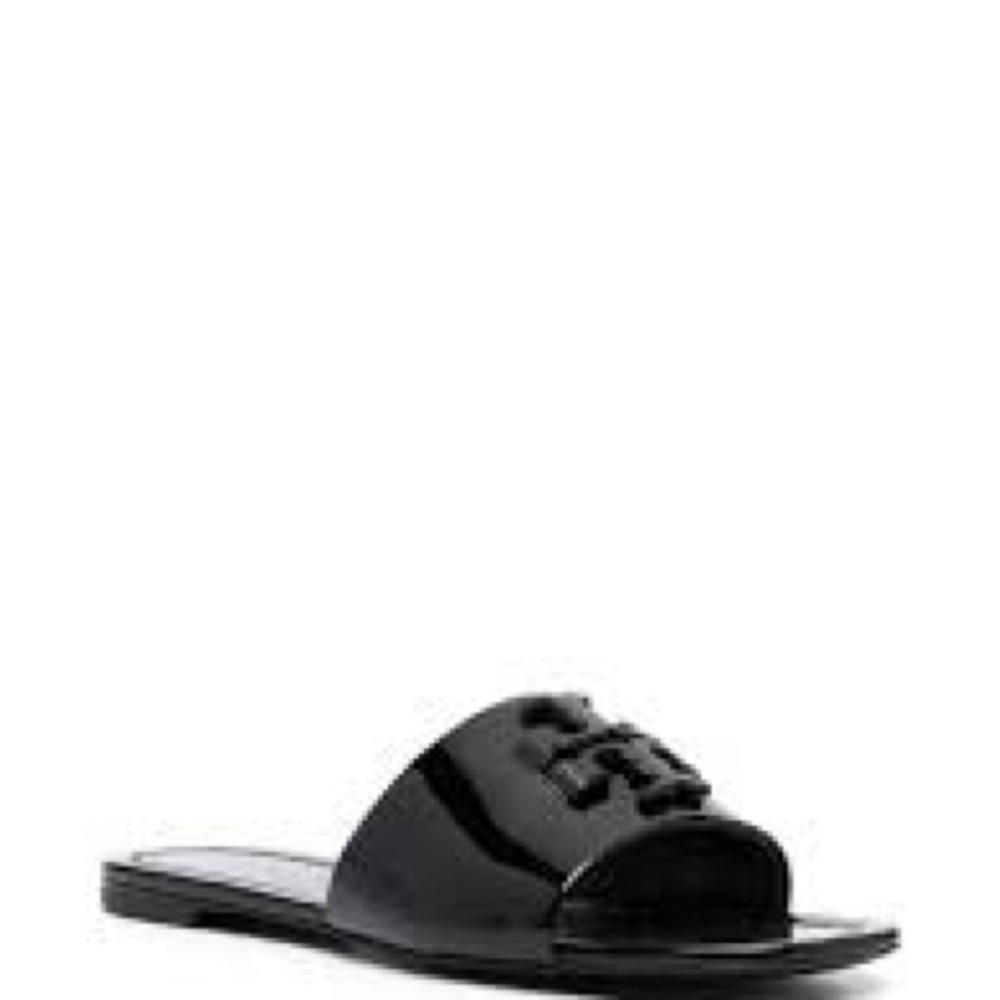 Tory Burch Eleanor patent-leather slides